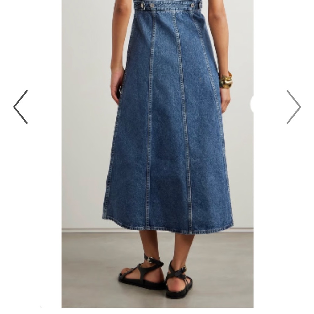 Citizens Of Humanity Blue Denim Idalene Maxi Dress - Picture 13 of 15